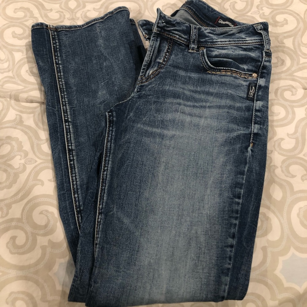 Silver Suki Mid Slim Boot Jeans